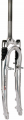 FO 20 22 Forcella 28 City ammortizzata 140 in alluminio a filetto  22 regolabile Polish